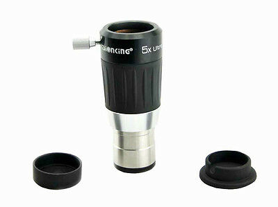 5x 4-element Barlow Lens 1.25'' Telescope Eyepiece Metal Body Tele-extender